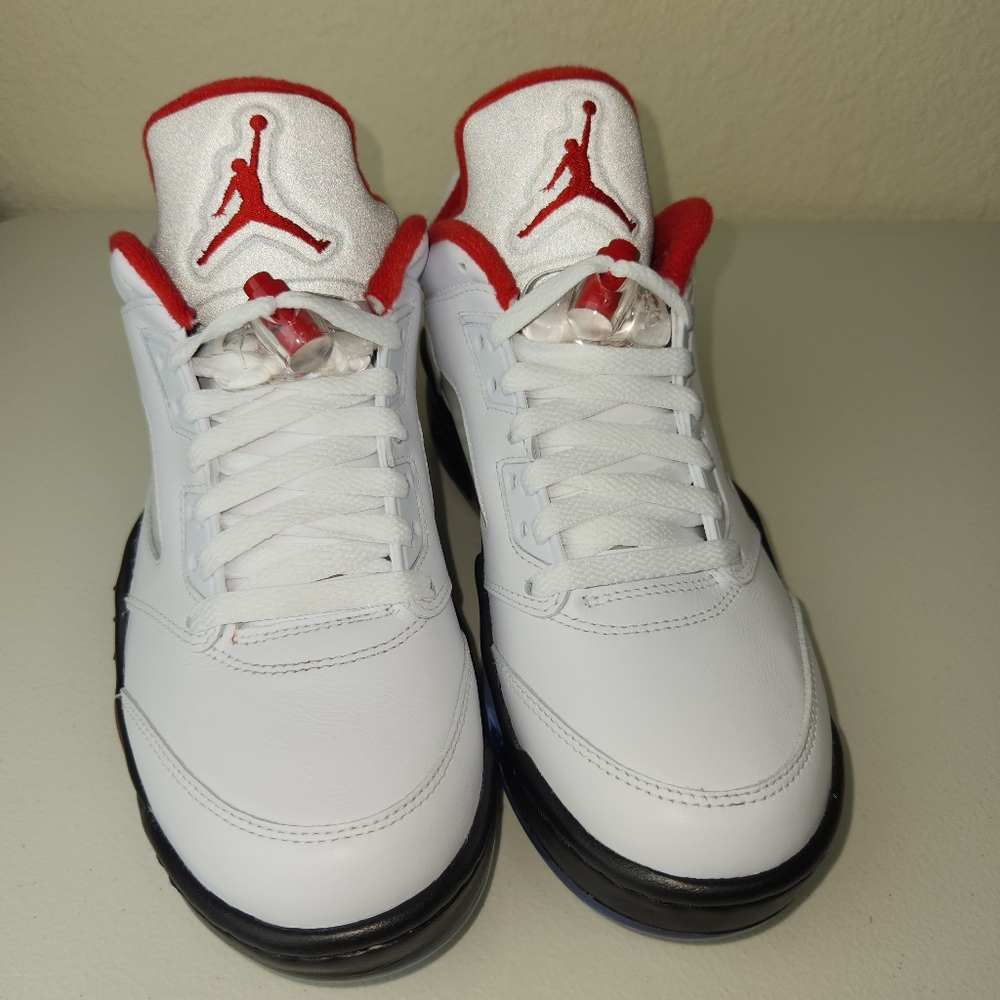 Jordan 5 Low Golf "Fire Red" Shoes Men's sz 6.5 CU4523-100 NEW